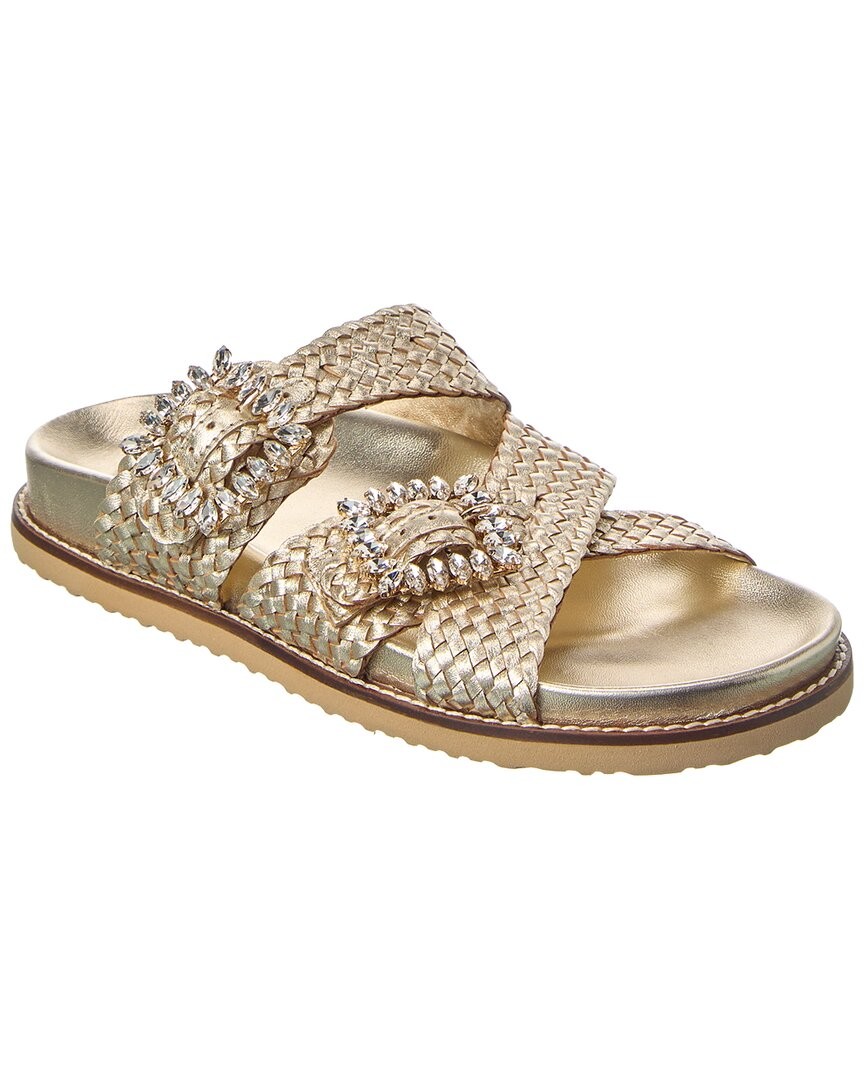 Dune London Lulos Leather Sandal Womens Metallic 40 9790₽