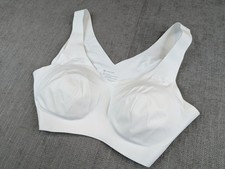 Honeylove Bra Womens 2X White V Neck Liftwear Crossover Wire Free Seamless