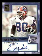 2001 Topps Reserve Eric Moulds #TR-EM Autos Auto Buffalo Bills TV2233