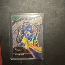 2023 Panini Select Rookie Club Level Puka Nacua #224 Los Angeles Rams NFL Card