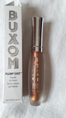BUXOM Plump Shot COLLAGEN PEPTIDES ADVANCED Plumping Lip Serum STARSTRUCK CORAL