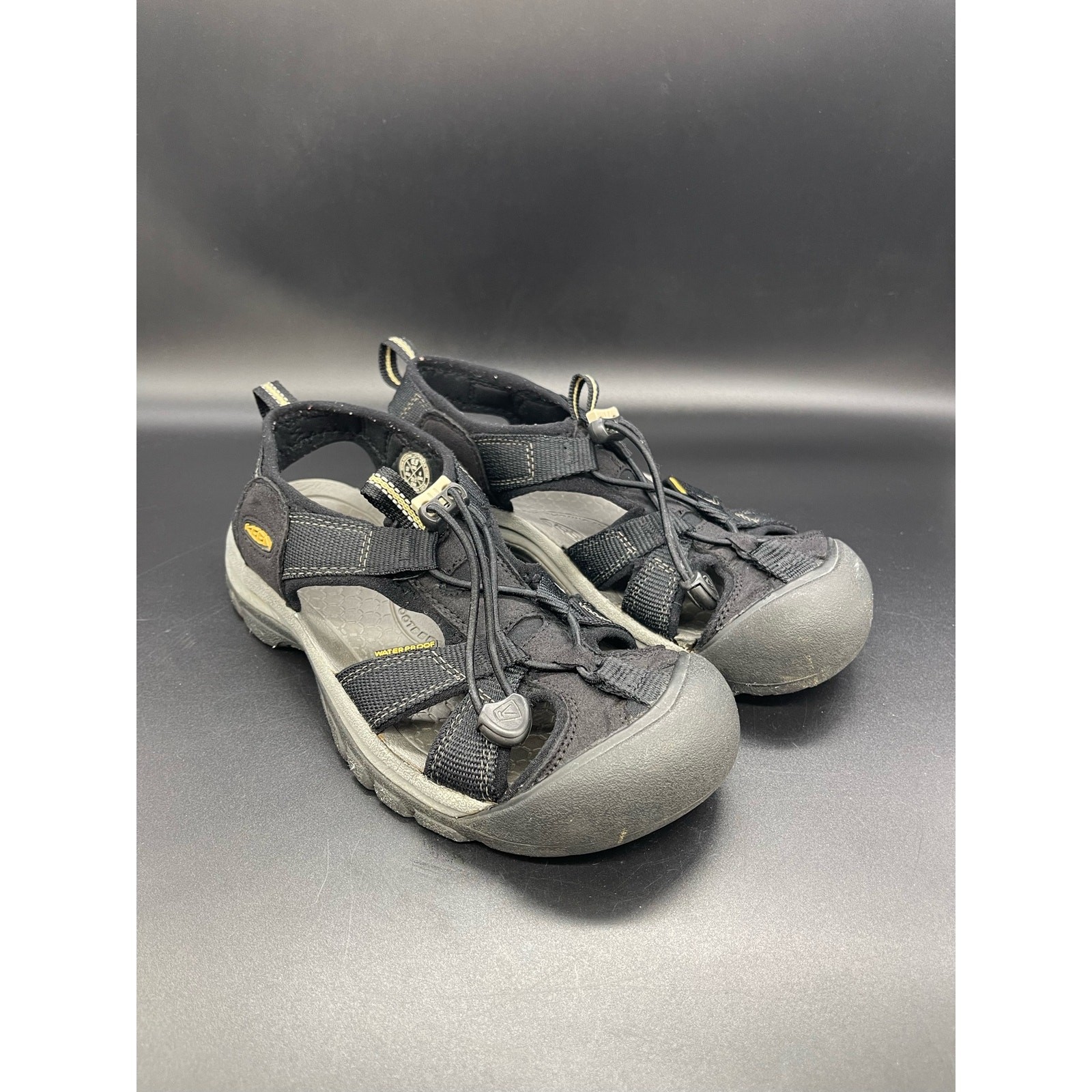 Sandali da trekking Keen donna Venezia neri impermeabili taglia 6 5