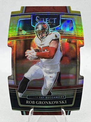 2021 Panini Select - [Base] - Black & Gold Prizm Die-Cut #32 - Rob Gronkwoski