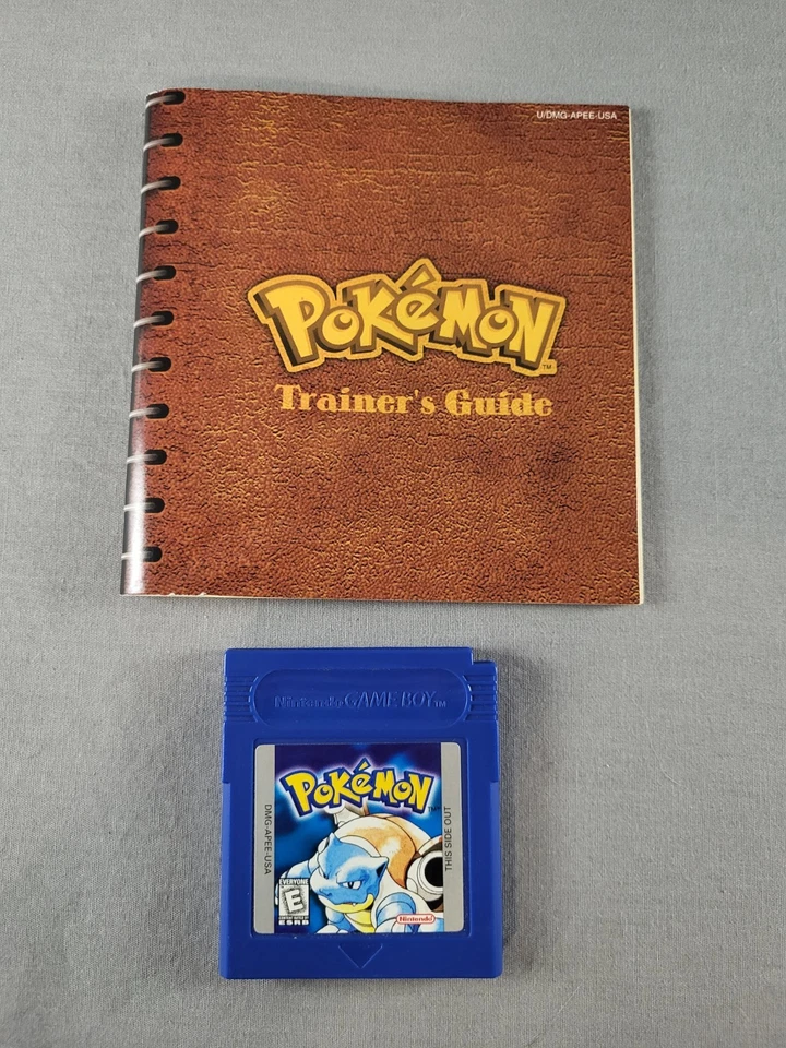 Pokemon: Blue Version First Print, Gameboy, Complete, Authentic! Nice Condition! - Image 2 of 4
