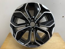 1 x RENAULT CLIO MK5 17" Y SPOKE DIAMOND CUT & BLACK GENUINE OEM ALLOY WHEEL