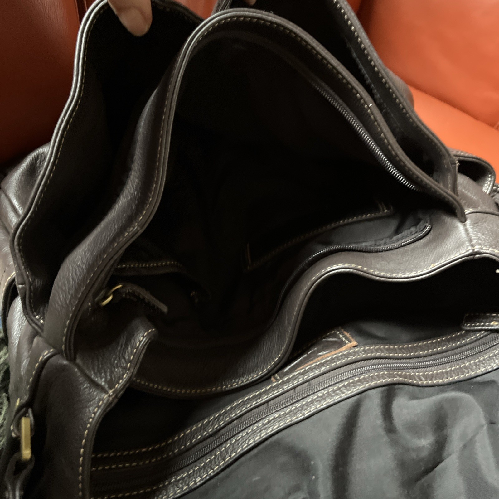 Ameri Leather Briefcase Satchel Messenger Laptop … - image 14