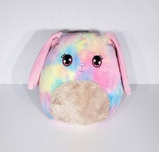 Squishmallows Bop The Bunny Tie Dye Furry Belly Plush Stuffed Animal Toy 8" GUC