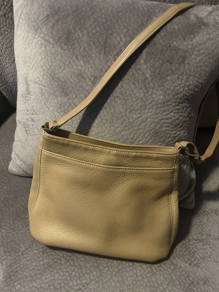 Bolso de hombro Coach Hudson de cuero vintage color tostado granulado Foto 2 de 4