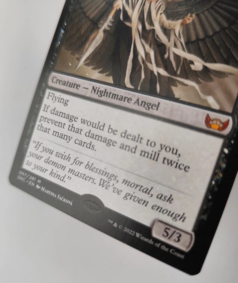 Angel of Suffering Mtg MISPRINT. Missing Holostamp - Imagen 2 de 3