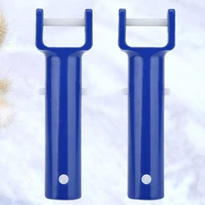 2 Sets Pool Brush Handle Cleaning Wall Cleaner Equipment Swimming