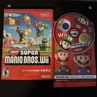 New Super Mario Bros Wii Nintendo Game w Manual, Tested & Working