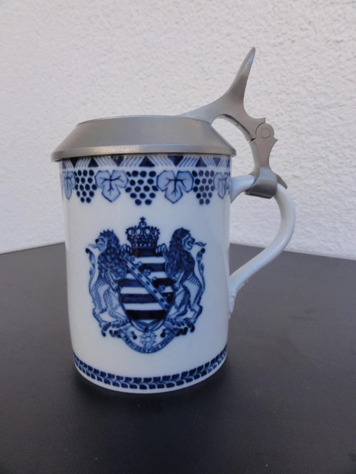 MEISSEN BIER KRUG PORZELLAN 1710-1910 1 Wahl - Bild 3 von 4