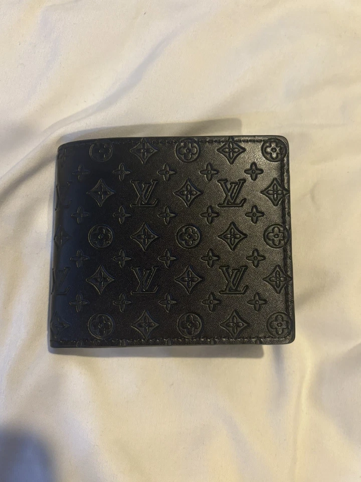 Cartera Louis Vuitton Multi Monograma Delgada Lona Negra Para Hombre CON CAJA Foto 4 de 4