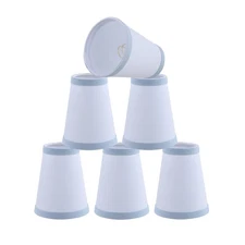 Aspen Creative 51057-6, Hardback Empire Transitional Clip-On Chandelier Shade...