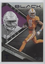 2023 Panini Chronicles Draft Picks Black Purple 47/49 Jalin Hyatt #8 3hd
