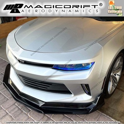 For 16 17 18 Chevy Camaro V4 V6 Xtreme XM Style Front Bumper Chin Lip Spoiler PU