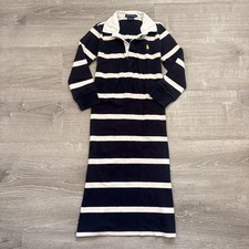 black and white striped polo ralph lauren dress