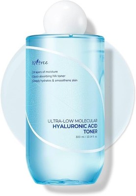 Isntree Ultra-Low Molecular Hyaluronic Acid Toner 300ml - Deep Hydration Korean