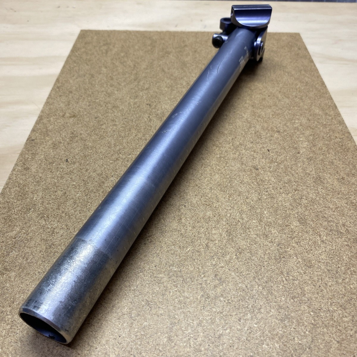 Ringle Moby Anodized Seatpost 27.0 Blue/Grey Color DAMAGED 300mm