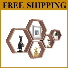 Modern Wall Mounted Honeycomb Shelf Collection