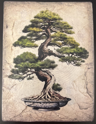 Sid Dickens Gallery Collection Memory Block SDG24-102 Bonsai Tree ~ Retired