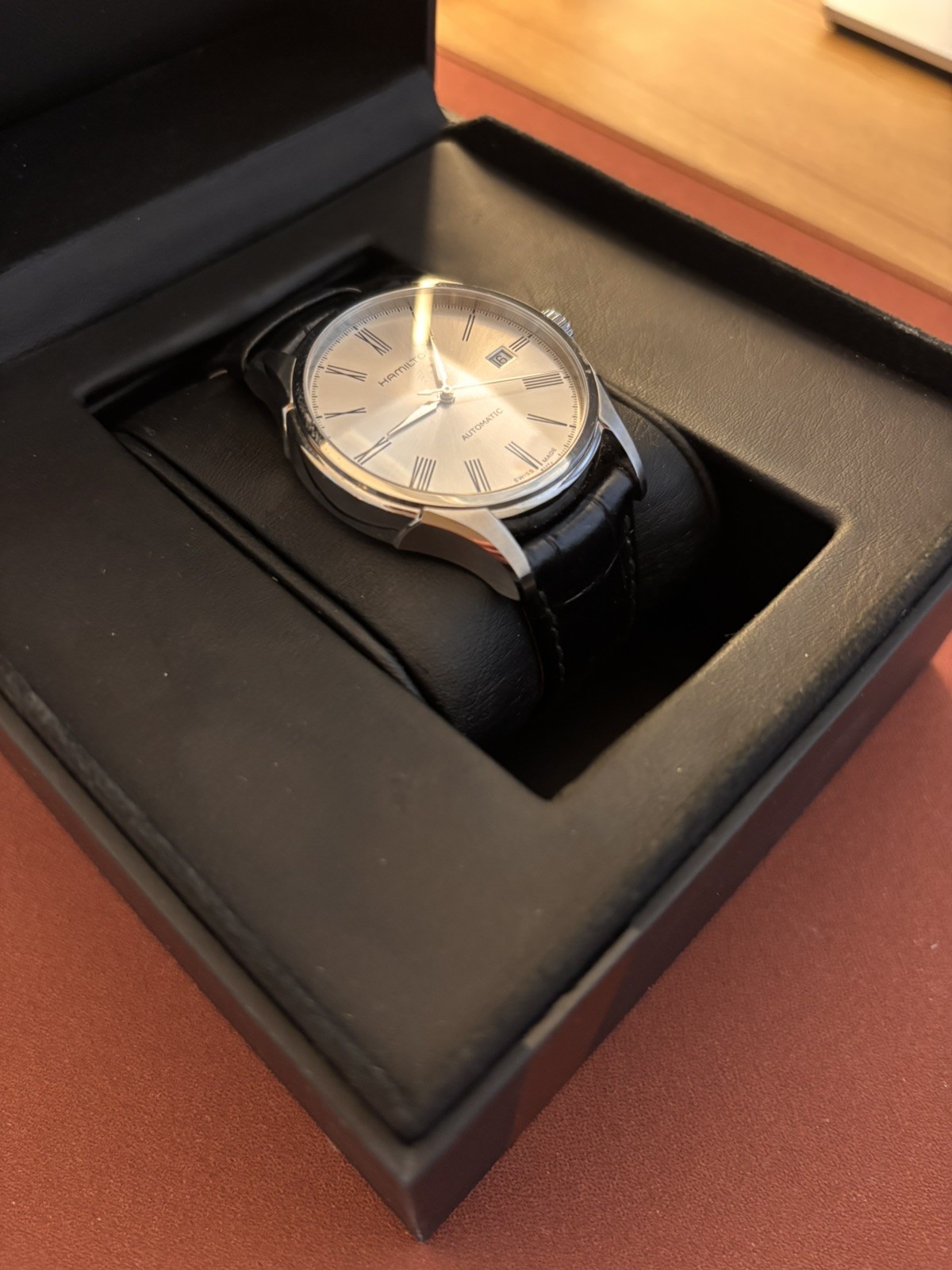 Hamilton Valiant Automatic Date 40MM Stainless St… - image 8