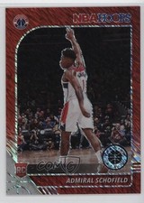 2019 NBA Hoops Premium Stock Red Shimmer Prizm 9/88 Admiral Schofield #231 1ss7