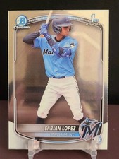 2025 Bowman - Chrome Prospects Fabian Lopez #BCP-19 1st Bowman RC