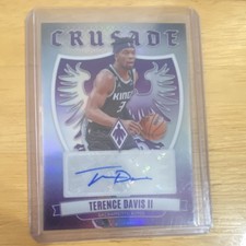 Panini Phoenix 2023-24 Terence Davis II Crusade Autograph Kings #CS-TDA