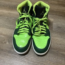 2013 Nike Air Jordan 1 Phat Gorge Green Hulk OG Retro 554724-330 Sz 9.5 Jordan 1 Hulk - 554724-330 for Sale | Authenticity  main image 3