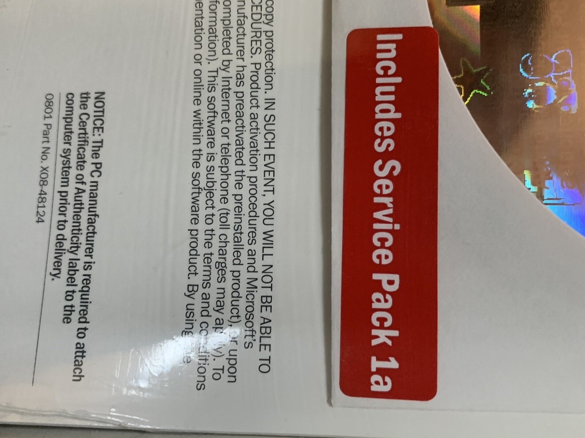 Microsoft Windows XP Professional (Retail (License + Media)) (1