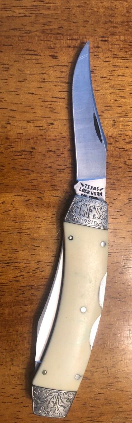 Case Texas Lock Horn Double Bladed Pocket Knife, Great Condition eBay