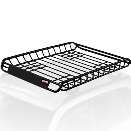 BULLET Car Roof Rack 123 x 102 x 12cm Universal Basket Luggage Carrier Steel - Picture 11 of 11