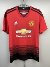 MANCHESTER UNITED 2018 2019 HOME SHIRT FOOTBALL SOCCER ADIDAS CG0040 SIZE S