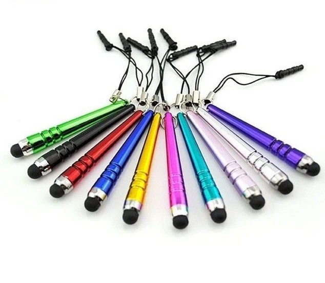 STYLUS TOUCH PENS 3.5mm dust plug capacitive for iPhone 8 7 6 4s 5 Galaxy S6 S7+ - Image 2 of 4