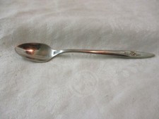Vintage Oneidacraft Deluxe stainless Baby Feeding Spoon Lasting Rose