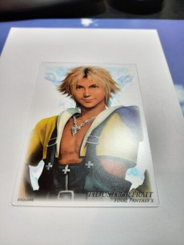 Final Fantasy Art Museum Trading Card S-26 Tidus Portrait Special Edition - Photo 1/3
