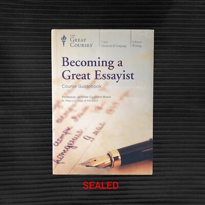 Great Courses: Becoming a Great Essayist by Cognard-Black | Audio CD | SEALED 