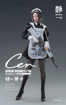 I8 Toys 501S614-C Serene Hound Cerberus Maid Team Cer(Movable eyes) 1/6 FIGURE