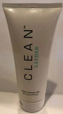 Clean Leather 6.0oz/177mL. Soft Body Lotion By Clean Brand New Sealed Tube
