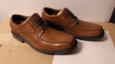 New TOFFEE COLORED Rockport SL2 Bike Toe Oxford BX2061 Dress Shoe Size 11.5 Wide