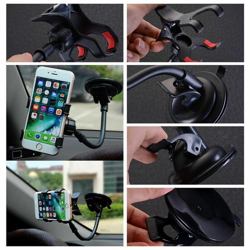 Car Windshield Suction Cup Mount Holder Cradle For Mobile Cell Phone iPhone GPS - Picture 6 of 7