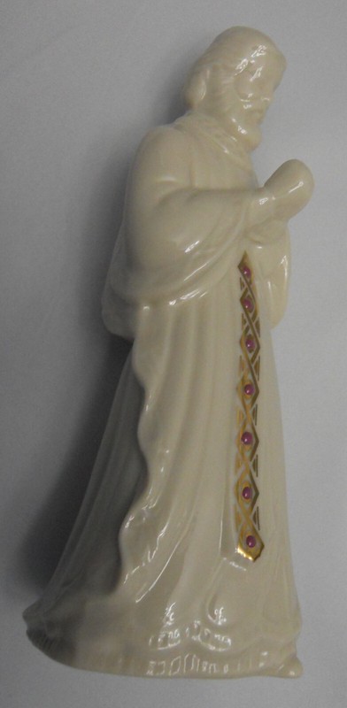 Lenox China Jewels NATIVITY Holy Family Praying JOSEPH Porcelain Xmas Figurine