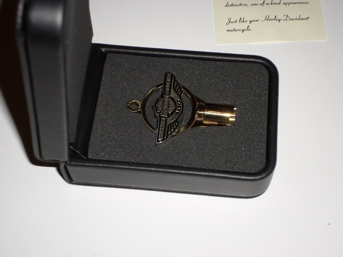 Harley Davidson 100th Anniversary Solid Brass And Sterling Silver