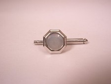 SINGLE 1 3/8" White Mother of Pearl Vintage Formal Tuxedo Shirt Stud i102