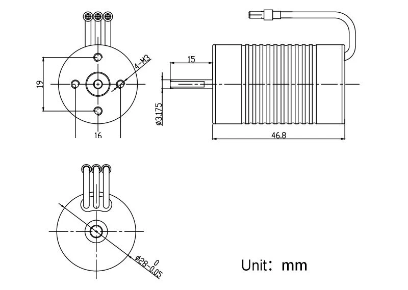 SURPASS HOBBY 2845 3930KV Sensorless Brushless Motor 35A ESC for HPI 1/18 RC Car - Image 4 of 4