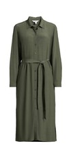 time and tru women button front shirt dress with long sleeves size XS (0-2)