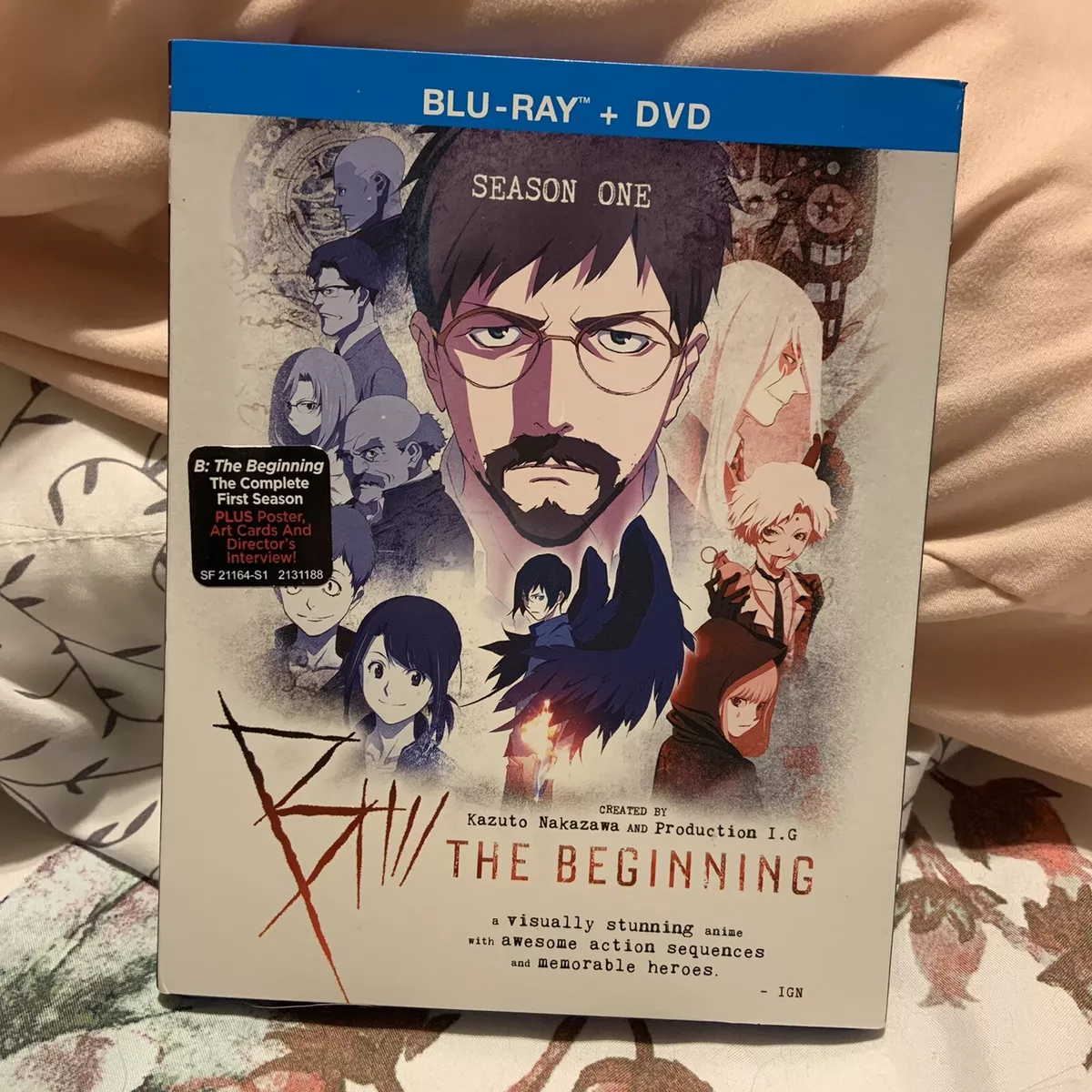 B:THE BEGINNING: SEASON ONE(BLU-RAY+DVD)W/SLIPCOVER NEW WITH ART CARDS