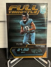 Calvin Ridley 2024 Panini Donruss Elite Full Throttle #11 Orange /99 Jaguars