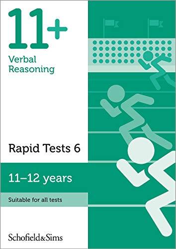 11+ Verbal Reasoning Rapid Tests Book 6: Year 6-7, Ages 11-12,Sc